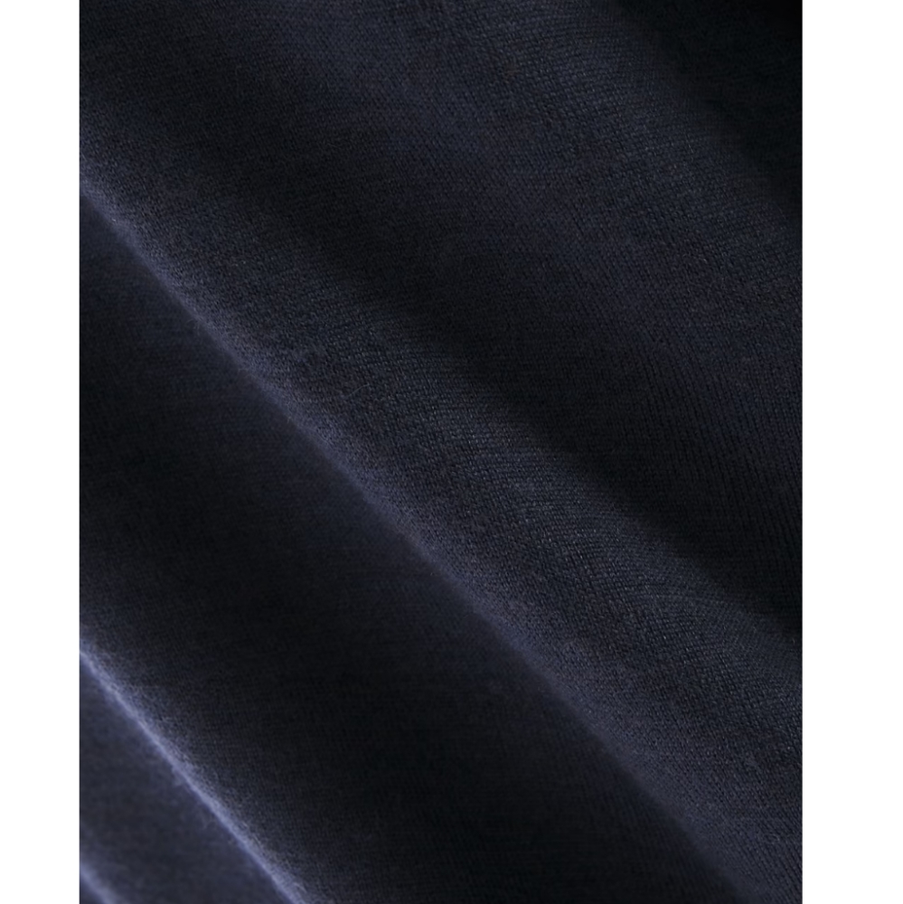 Theory Asymmetrical Wool Blend Sweater Navy Blue P - Picture 5 of 6